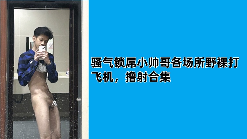 骚气锁屌小帅哥各场所野裸打飞机，撸射合集 国产免费-第1张