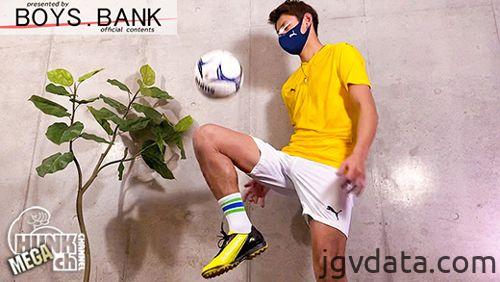 【BOYS.BANK：Full HD】 デカ過ぎ(笑)!!イケメンフットサル大学生のスーパー巨根から噴き上がる濃厚精子がエロ過ぎる〜♪ 虐待捆绑-第4张